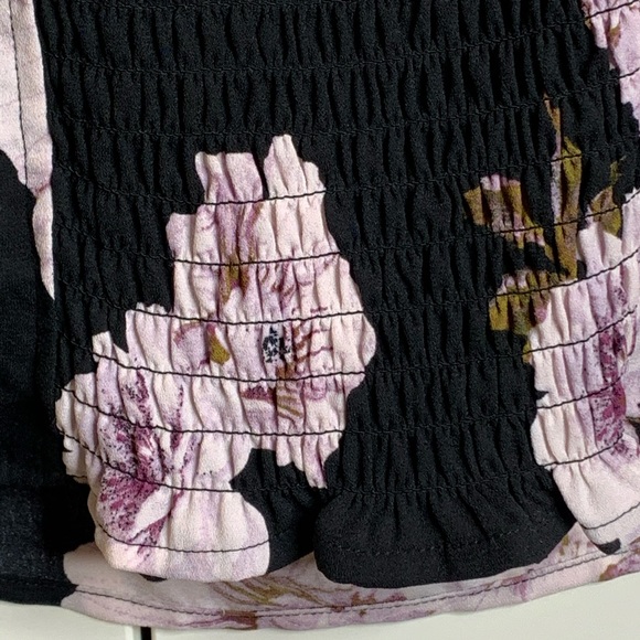 NWT Free Press Gathered Back Floral Crop Top - Picture 13 of 16